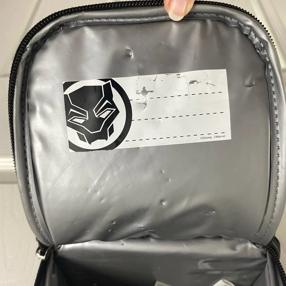 Disney Marvel Black Panther Wakanda Forever‎ Kids School Lunch Bag Tote 9x7x5.5